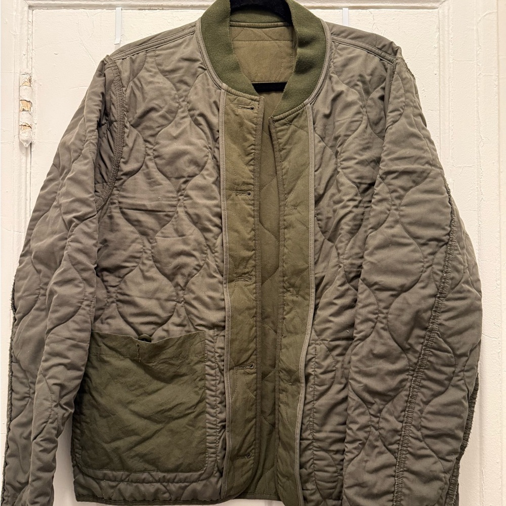 Olive J.Crew Quilted Men's Jacket